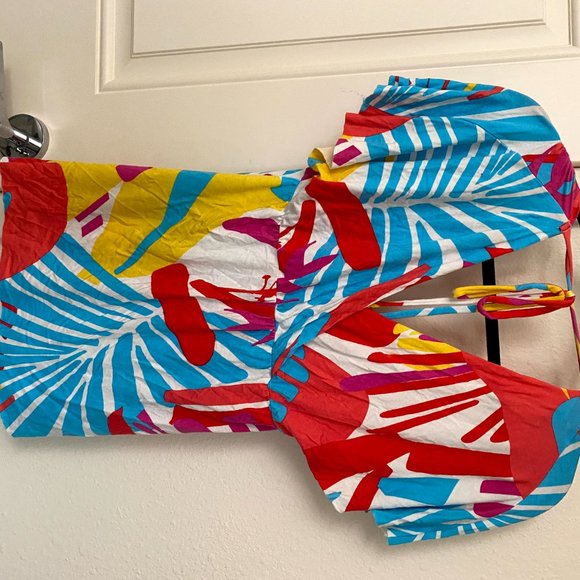 Rampage Lightweight Bright Color Back Tied Top (S) - Picture 2 of 4